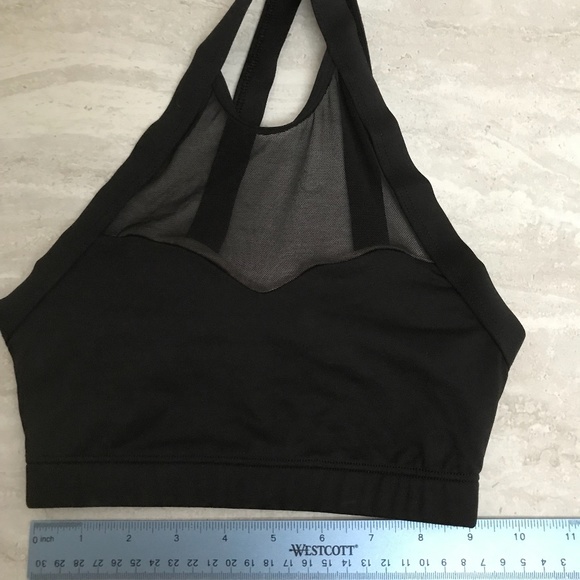 Black body wrappers strappy mesh dance bra - Picture 2 of 3